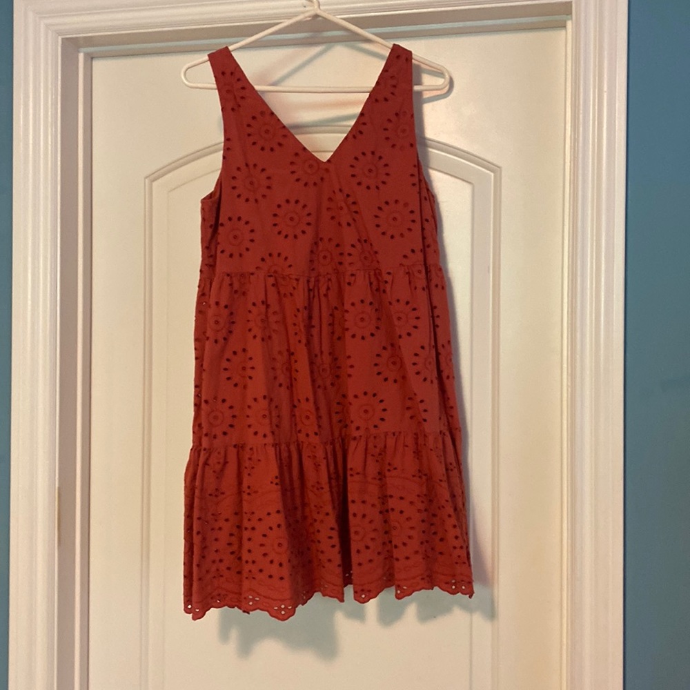 Burnt Red dress from Loft size Small